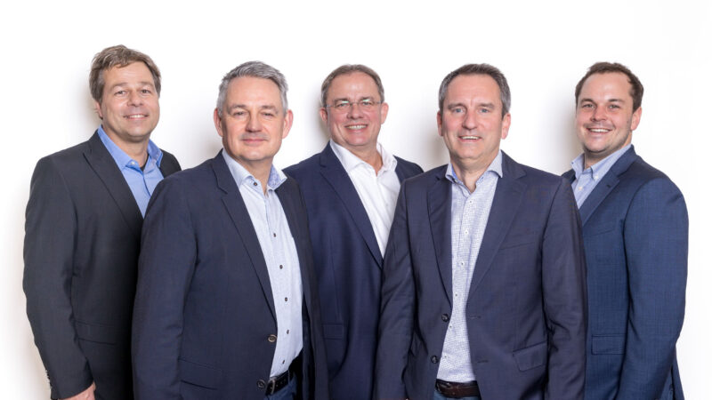 Ein Gruppenbild von der Geschäftsleitung der BAT Agrar.